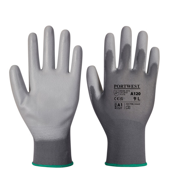 Gant enduit pu de travail Gris Portwest
