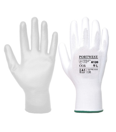 Gant enduit pu de travail Blanc Portwest