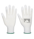 Gant doigts enduits pu de travail Blanc Portwest