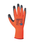 Gant thermique enduit latex de travail Orange/Noir Portwest