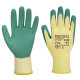 Gant tricoté enduit latex classique de travail Vert Portwest