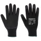Gant tricoté enduit latex classique de travail Noir Portwest