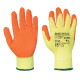 Gant tricoté enduit latex classique de travail Orange Portwest