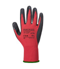 Gant latex flex grip de travail Rouge/noir Portwest