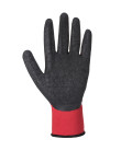 Gant latex flex grip de travail Rouge/noir Portwest