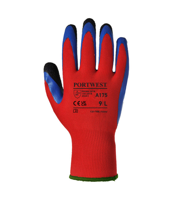 Gant duo-flex de travail Rouge/Bleu Portwest