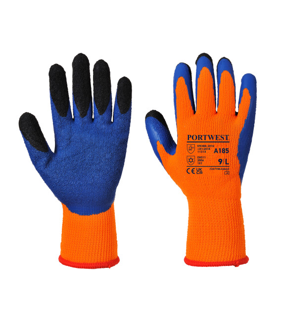 Gant duo-therm de travail Orange/Bleu Portwest