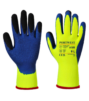 Gant duo-therm de travail Jaune/Bleu Portwest