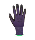 Gant pu tactile de travail Violet/Noir Portwest