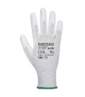 Gant paume enduit pu antistatique de travail Gris Portwest