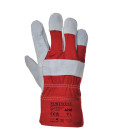 Gant docker premium de travail Rouge Portwest