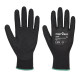 Gant dermi-grip npr15 nitrile sablé de travail Noir Portwest