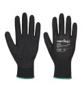 Gant dermi-grip npr15 nitrile sablé de travail Noir Portwest