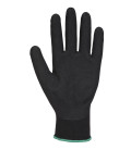 Gant dermi-grip npr15 nitrile sablé de travail Noir Portwest