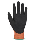 Gant dermi-grip npr15 nitrile sablé de travail Orange/Noir Portwest