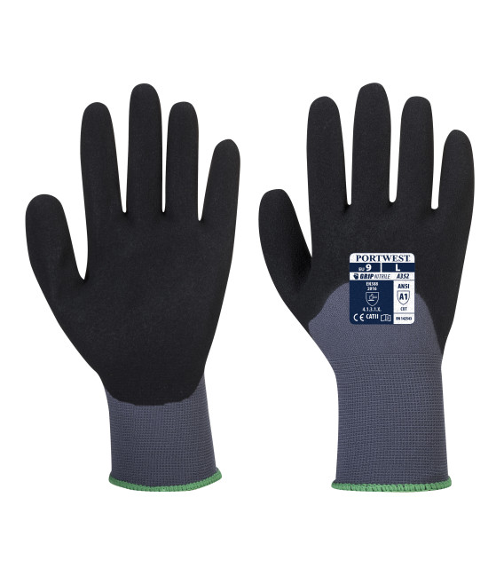 Gant dermiflex ultra de travail Gris/Noir Portwest