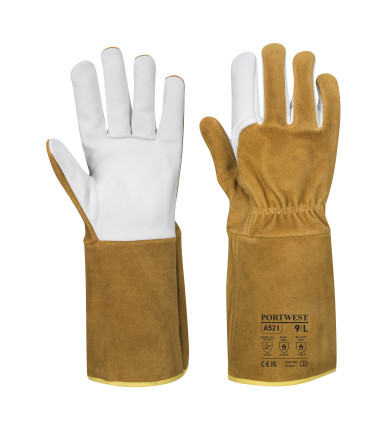 Gant soudeur tig ultra de travail Brun Portwest