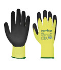 Gant pu vis-tex coupure d de travail Jaune/Noir Portwest