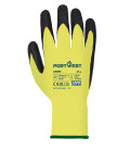 Gant pu vis-tex coupure d de travail Jaune/Noir Portwest