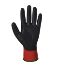 Gant red pu de travail Rouge/noir Portwest