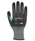 Gant anti coupure en mousse nitrile vhr18 de travail Noir Portwest