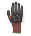 Gant anti-coupures cuir ahr13 de travail Noir Portwest