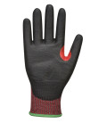 Gant anti-coupures cuir ahr13 de travail Noir Portwest