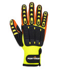 Gant anti impact grip de travail Jaune/Orange Portwest