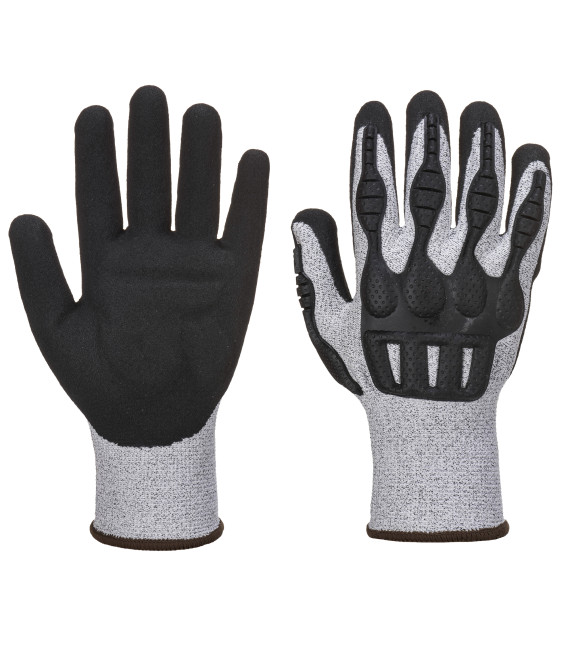 Gant tpv impact anti-coupure de travail Gris/Noir Portwest