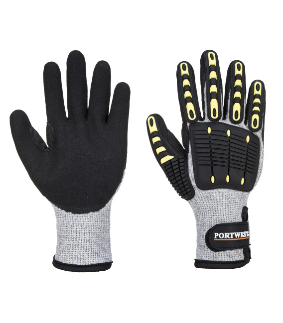 Gant thermique anti impact résistant à la coupure de travail Gris/Noir Portwest