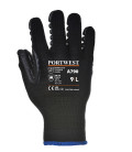 Gant anti vibration de travail Noir Portwest