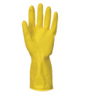 Gant latex de ménage de travail Jaune Portwest