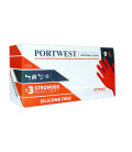 Gants portwest jetables orange hd de travail Orange Portwest
