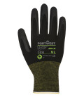 Npr15 gants bambou mousse de nitrile - paquet de 12 paires de travail Noir Portwest