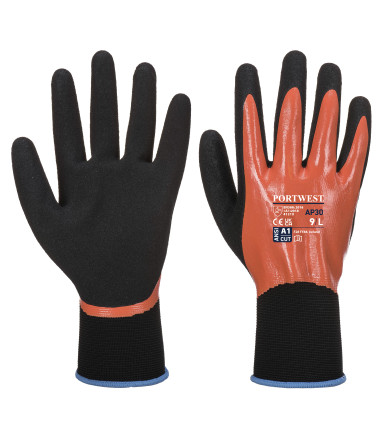 Gant dermi pro de travail Orange/Noir Portwest