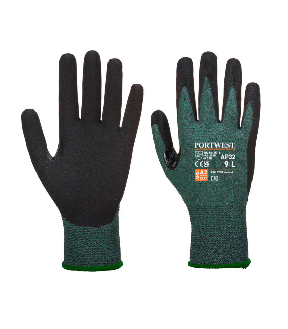 Gant dexti cut pro de travail Noir/Gris Portwest