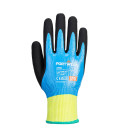 Gant aqua cut pro coupure d de travail Bleu/Noir Portwest