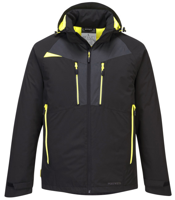 Parka hiver dx4 de travail Noir Portwest