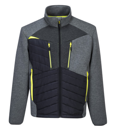 Veste baffle hybride dx4 de travail Gris Métal Portwest