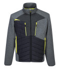 Veste baffle hybride dx4 de travail Gris Métal Portwest