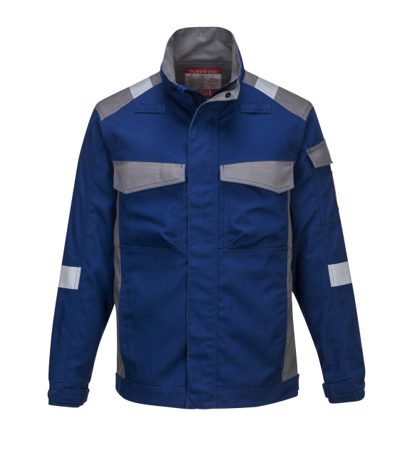 Veste bizflame ultra bicolore de travail Bleu Portwest