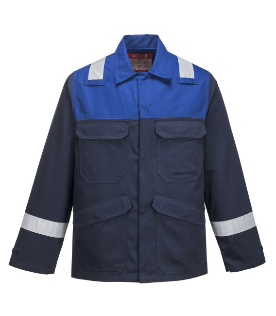 Veste bizflame plus de travail Bleu/Royal Portwest