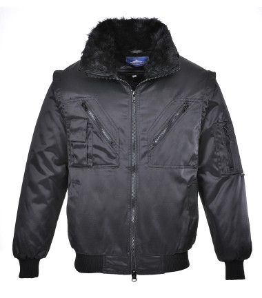 Blouson pilot de travail Noir Portwest