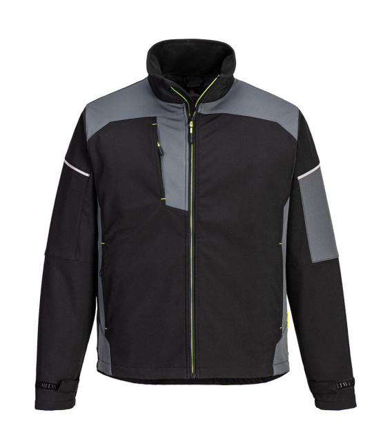 Veste softshell pw3 (3l) de travail Noir/ Zoom Gris Portwest