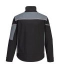 Veste softshell pw3 (3l) de travail Noir/ Zoom Gris Portwest