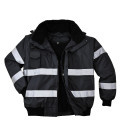 Blouson bomber iona 4 en 1 de travail Noir Portwest
