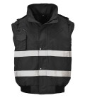 Blouson bomber iona 4 en 1 de travail Noir Portwest