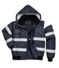 Blouson bomber iona 4 en 1 de travail Bleu Portwest