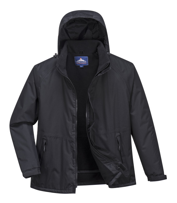 Parka isolante limax de travail Noir Portwest