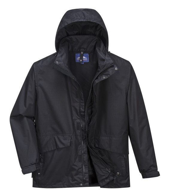 Parka respirante 3 en 1 argo de travail Noir Portwest